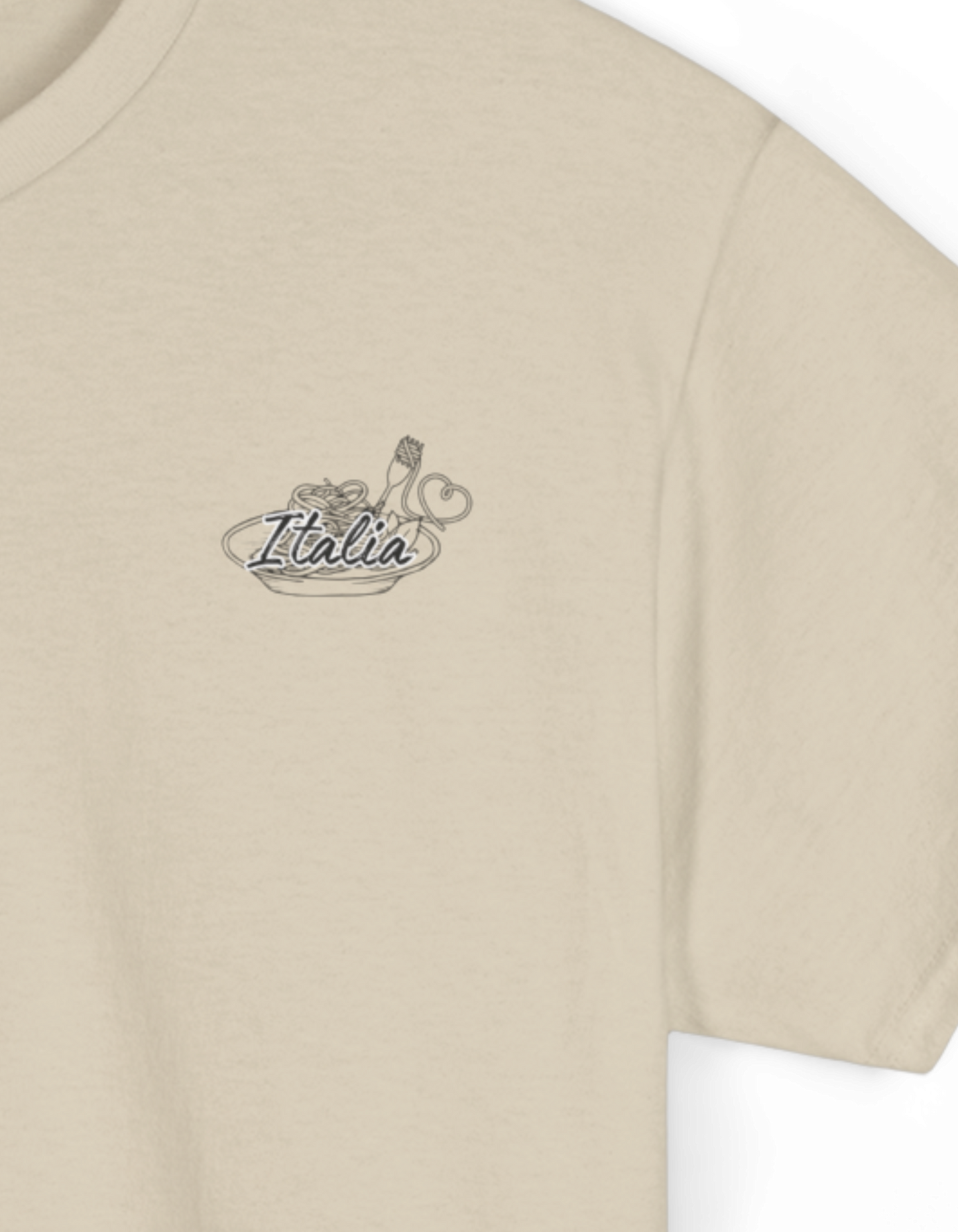 Camiseta unisex – Italia en cada bocado - Almas sin fronteras