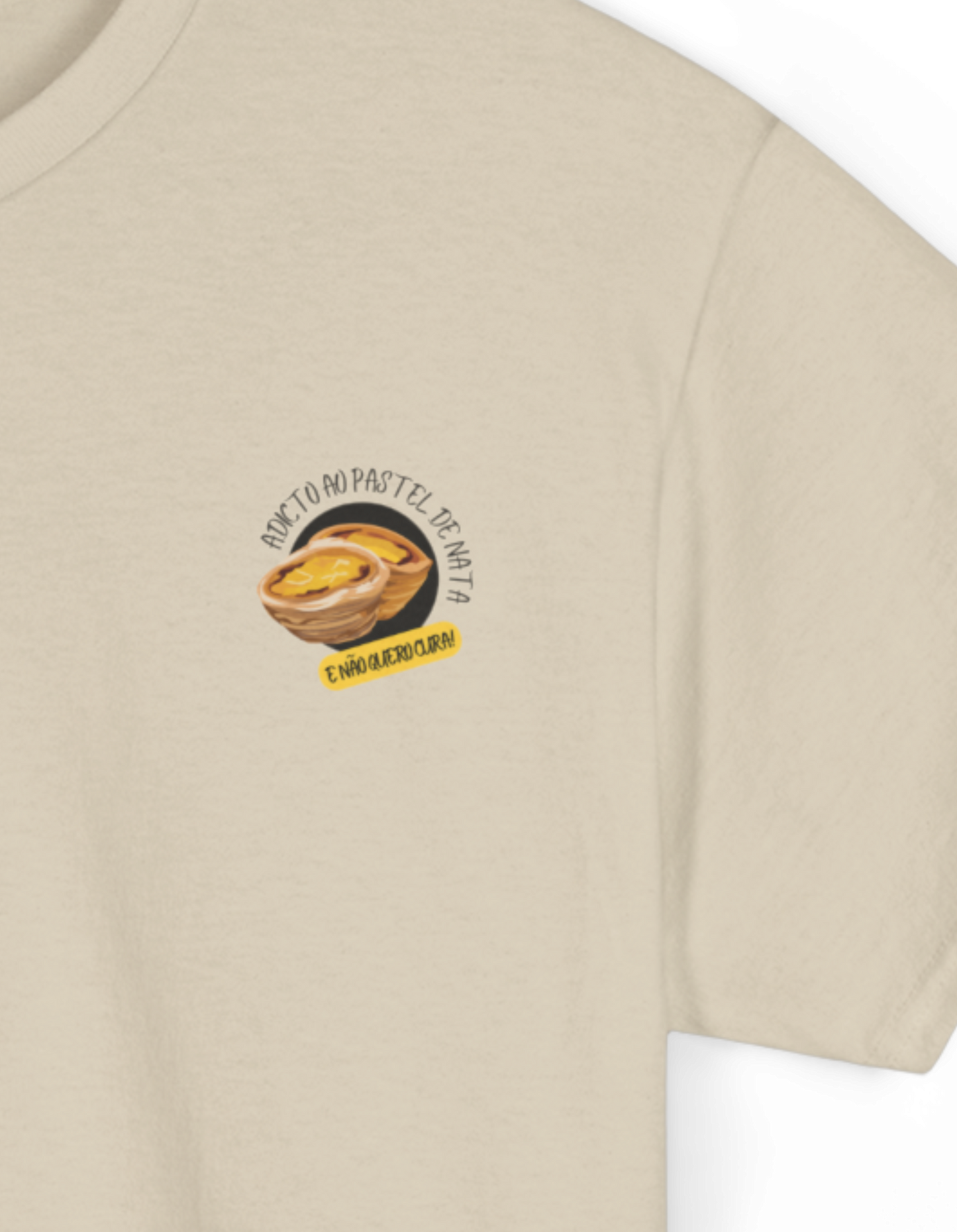 Camiseta unisex Portugal - Adicto ao pastel de nata - Almas sin fronteras