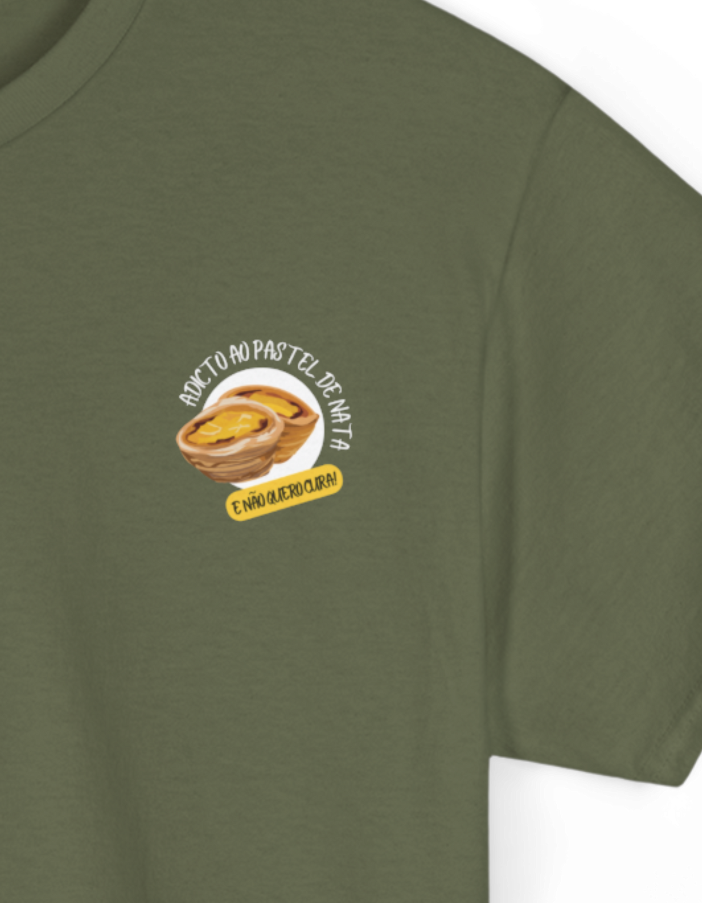 Camiseta unisex Portugal - Adicto ao pastel de nata - Almas sin fronteras