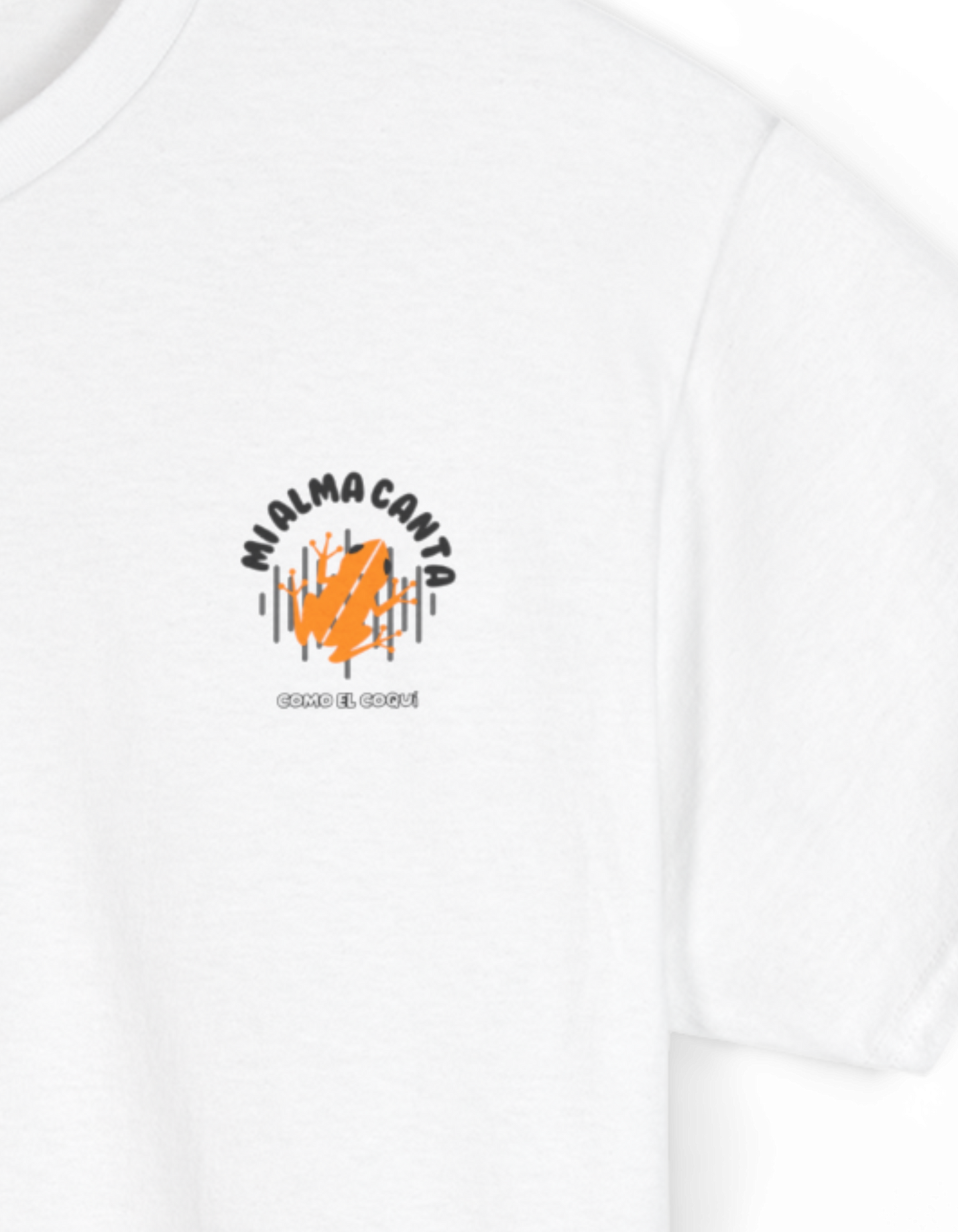 Camiseta unisex Puerto Rico - Mi alma canta como el coquí - Almas sin fronteras