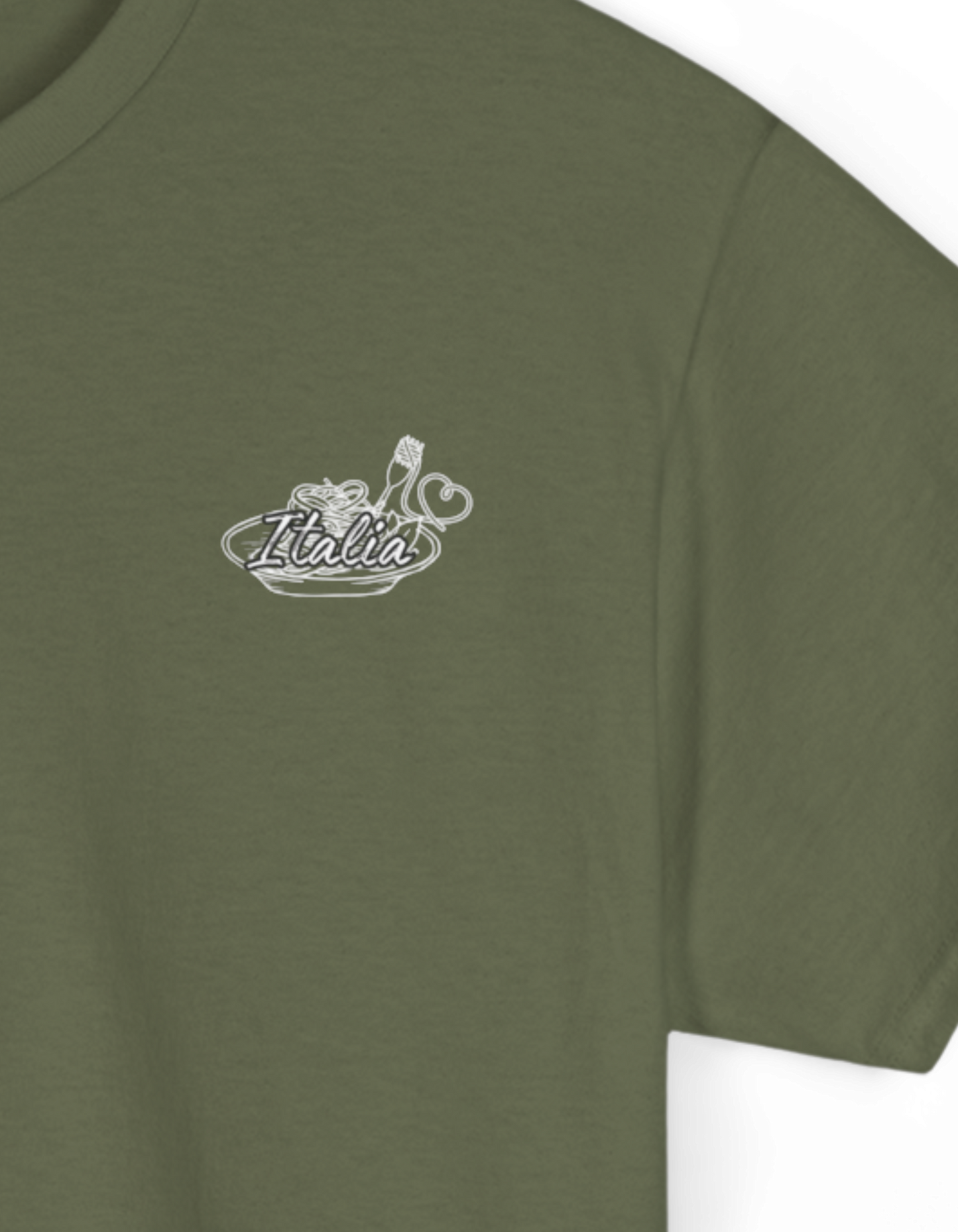 Camiseta unisex – Italia en cada bocado - Almas sin fronteras