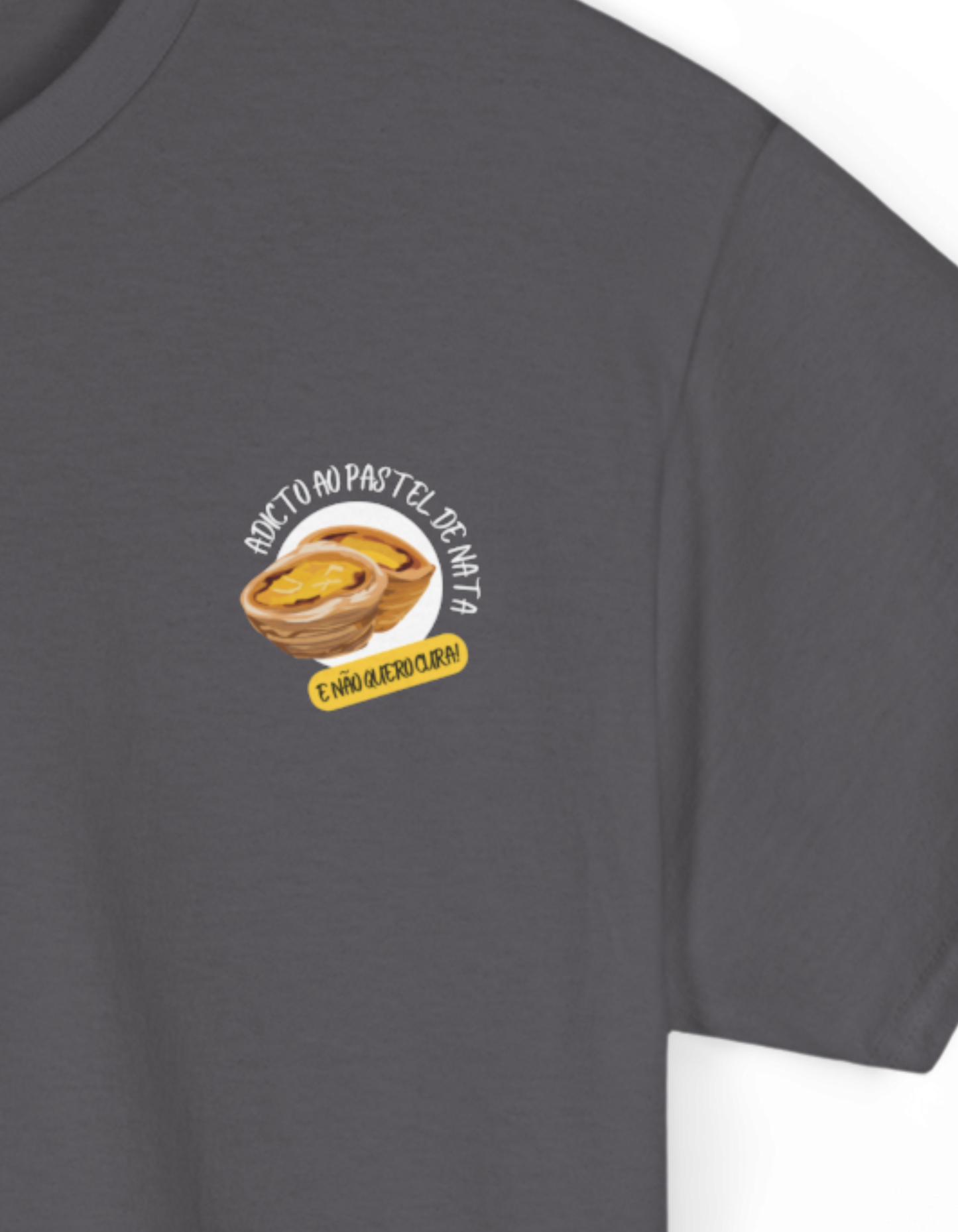 Camiseta unisex Portugal - Adicto ao pastel de nata - Almas sin fronteras