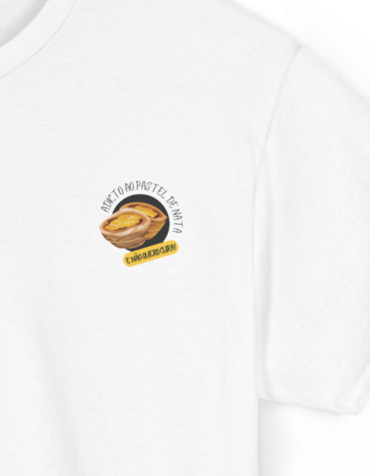Camiseta unisex Portugal - Adicto ao pastel de nata - Almas sin fronteras