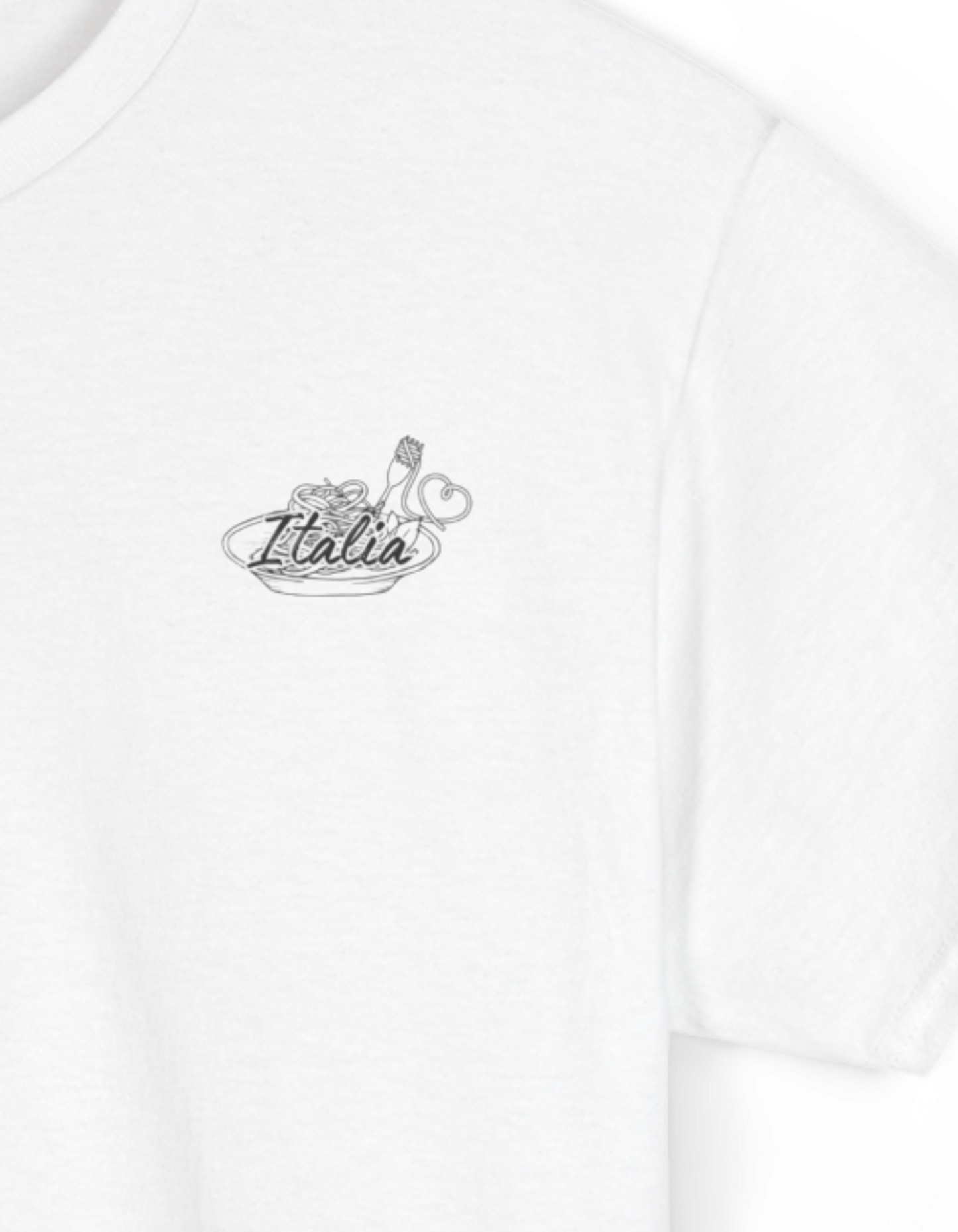 Camiseta unisex – Italia en cada bocado - Almas sin fronteras