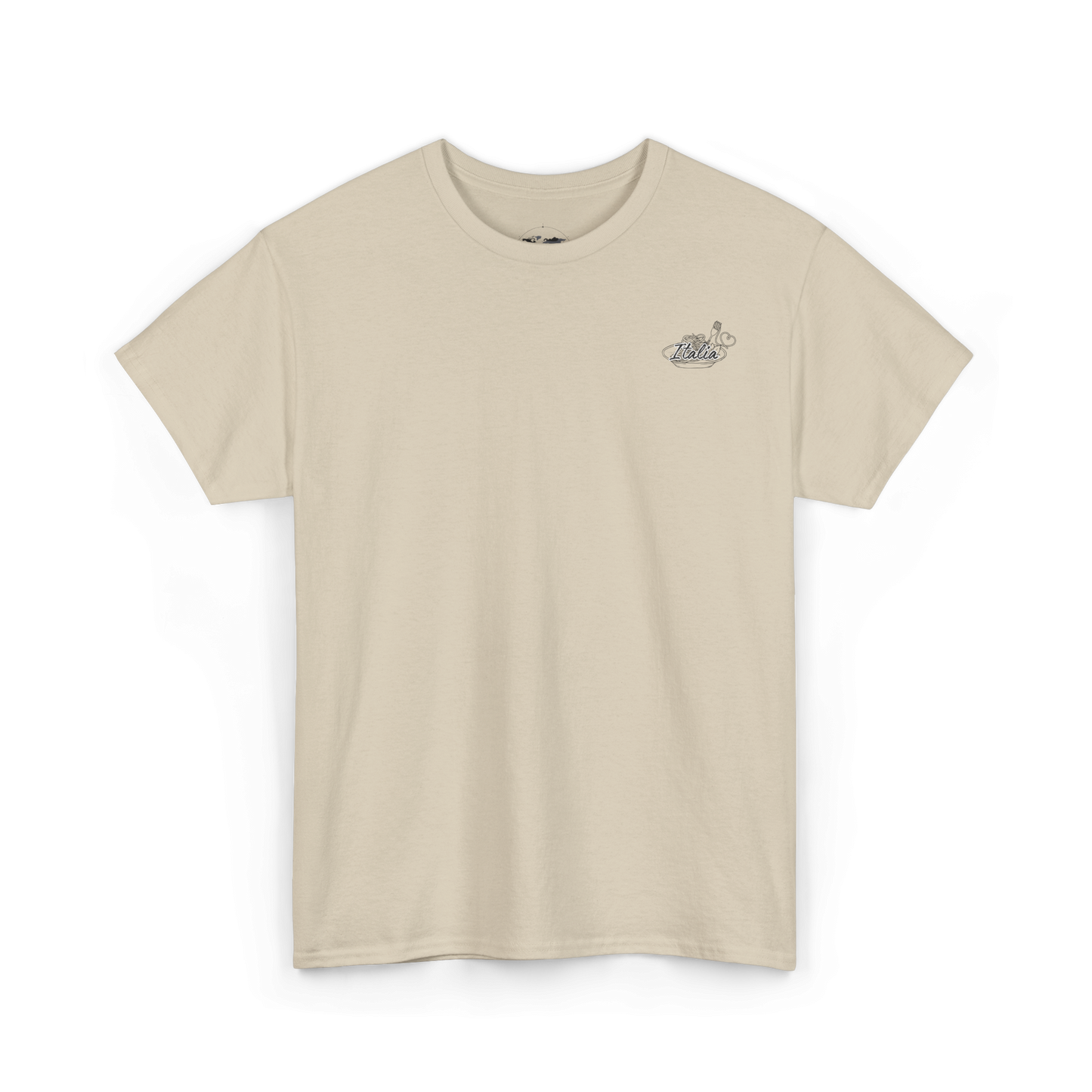 Camiseta unisex – Italia en cada bocado - Almas sin fronteras