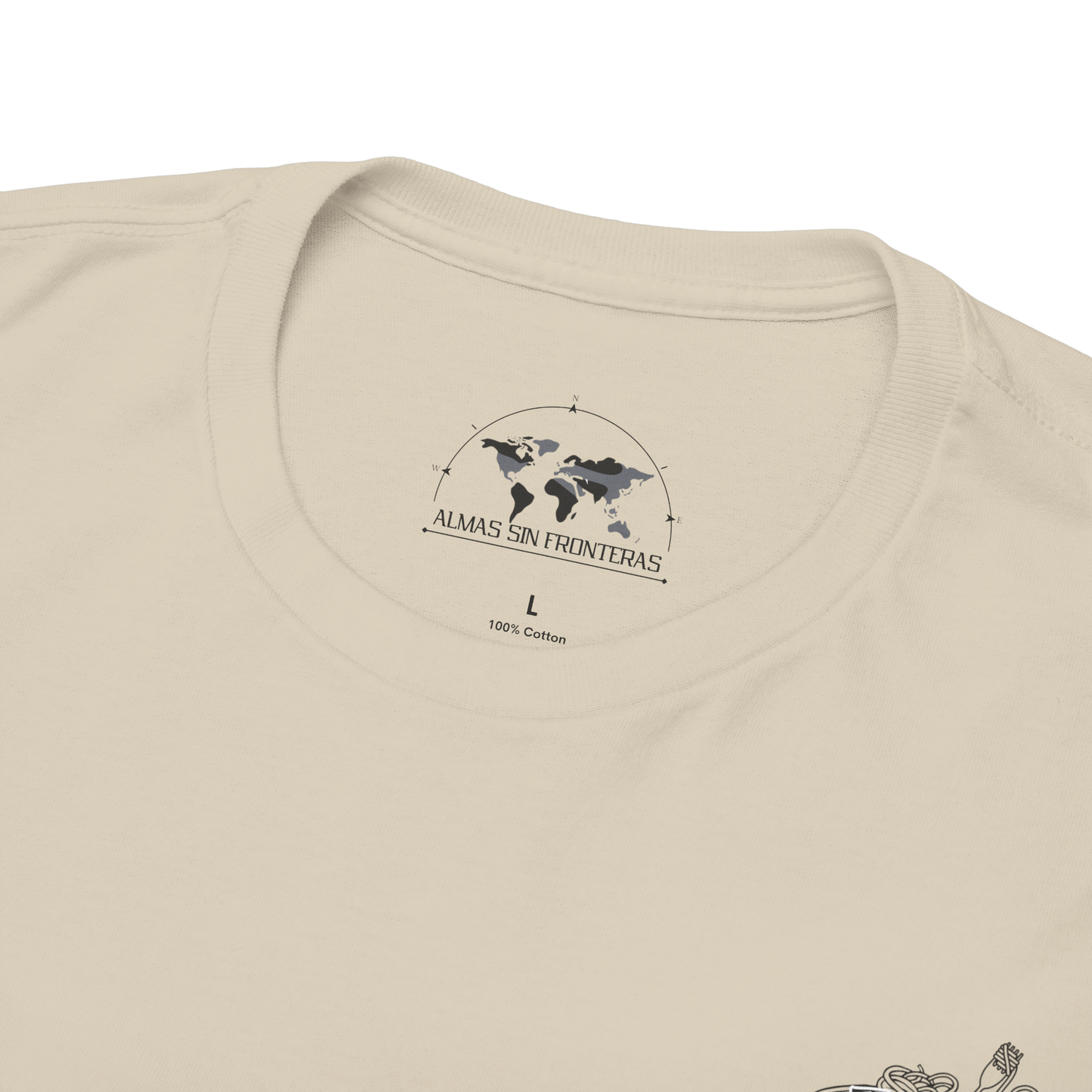 Camiseta unisex – Italia en cada bocado - Almas sin fronteras