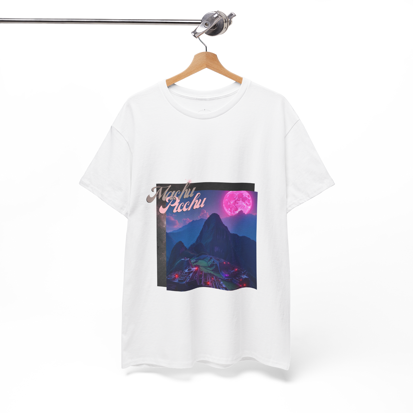 Camiseta unisex Perú - Machu Picchu futurista - Almas sin fronteras