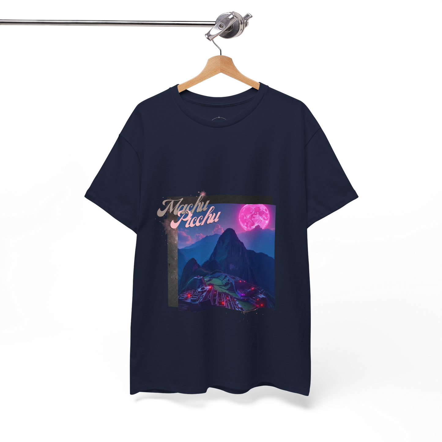 Camiseta unisex Perú - Machu Picchu futurista - Almas sin fronteras