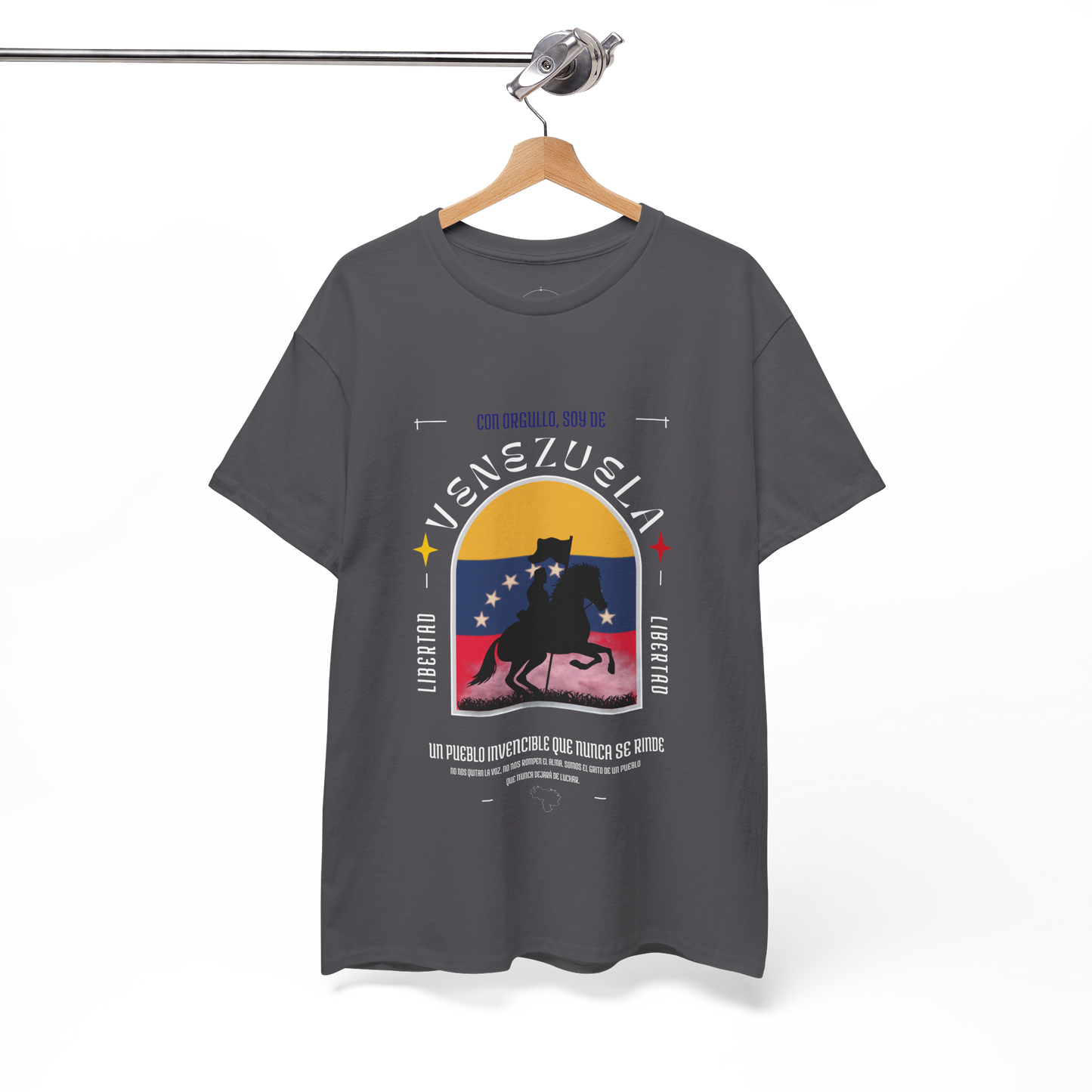 Camiseta unisex - Venezuela invencible - Almas sin fronteras