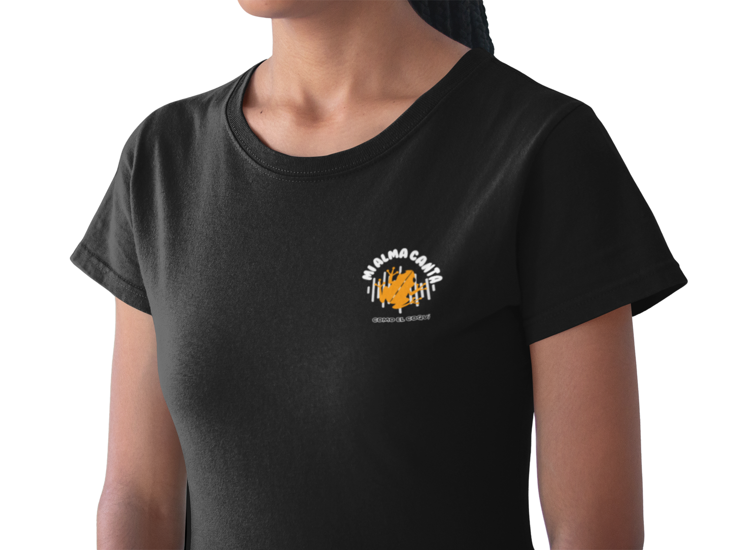 Camiseta unisex Puerto Rico - Mi alma canta como el coquí - Almas sin fronteras