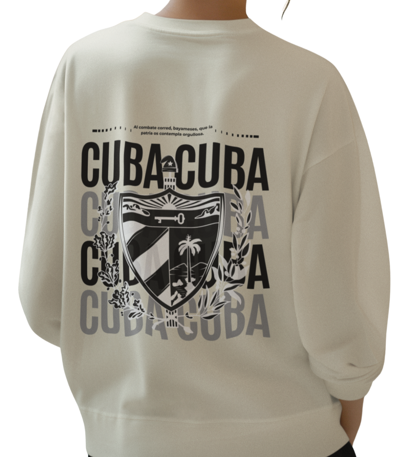 Sudadera unisex Cuba – Que la patria os contempla orgullosa