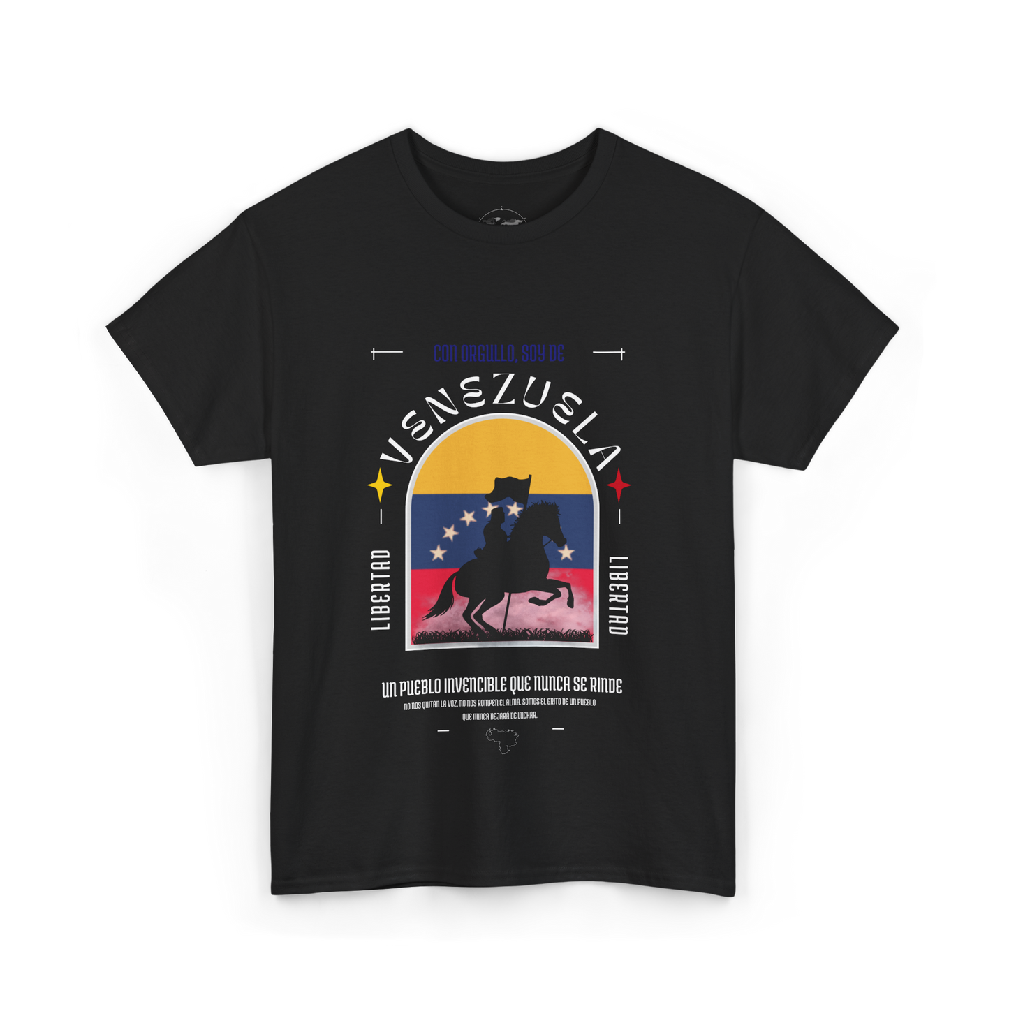 Camiseta unisex - Venezuela invencible - Almas sin fronteras