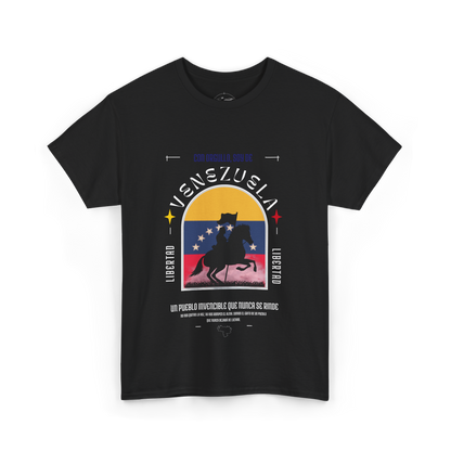 Camiseta unisex - Venezuela invencible - Almas sin fronteras