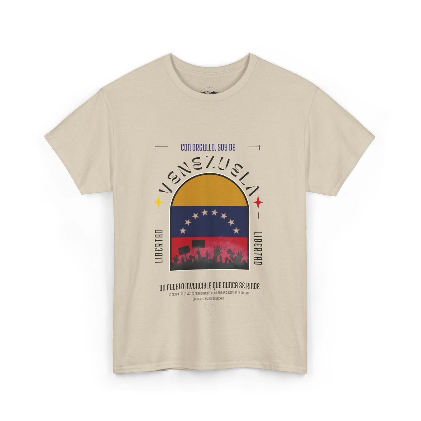 Camiseta unisex - Venezuela invencible - Almas sin fronteras