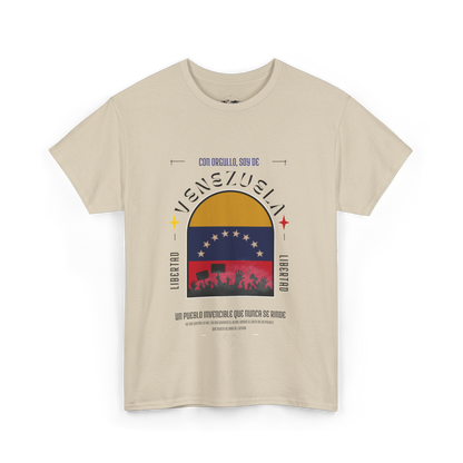 Camiseta unisex - Venezuela invencible - Almas sin fronteras