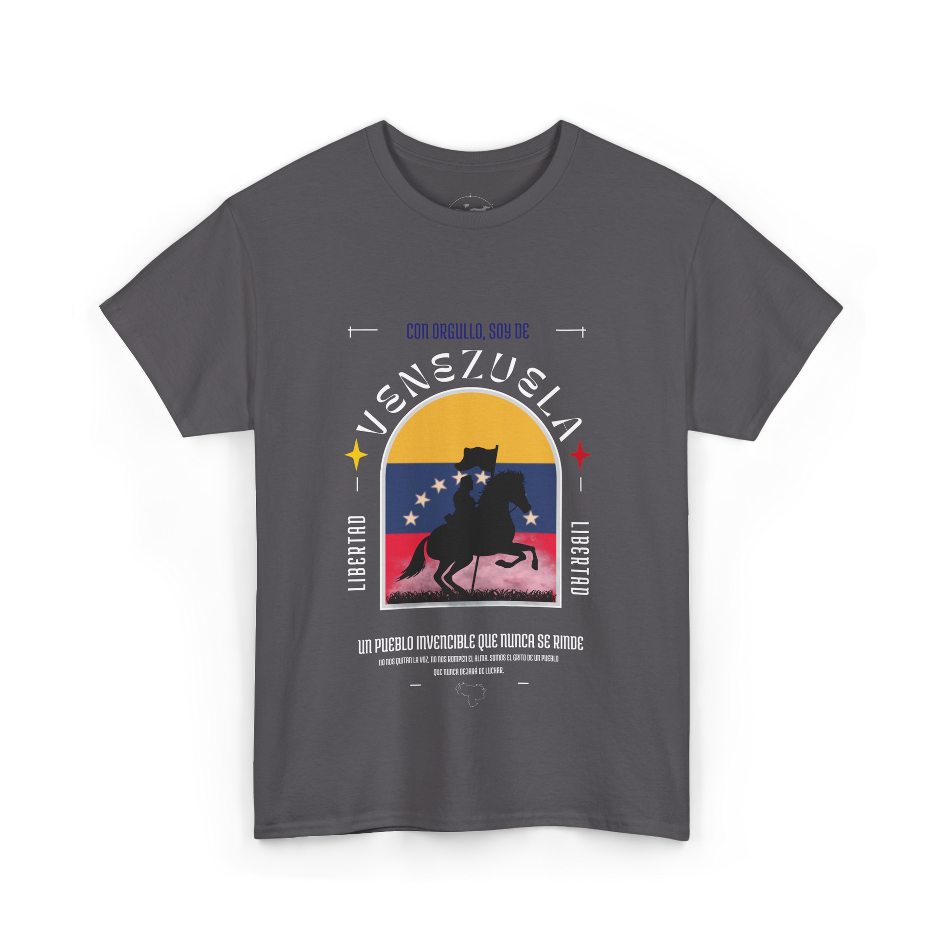 Camiseta unisex - Venezuela invencible - Almas sin fronteras