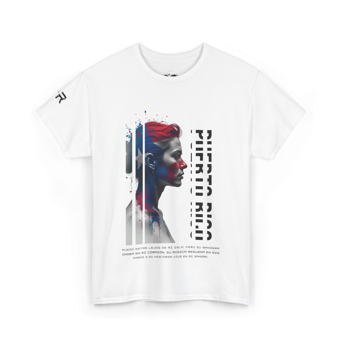 Camiseta Su bandera en mi corazón - Unisex Puerto Rico