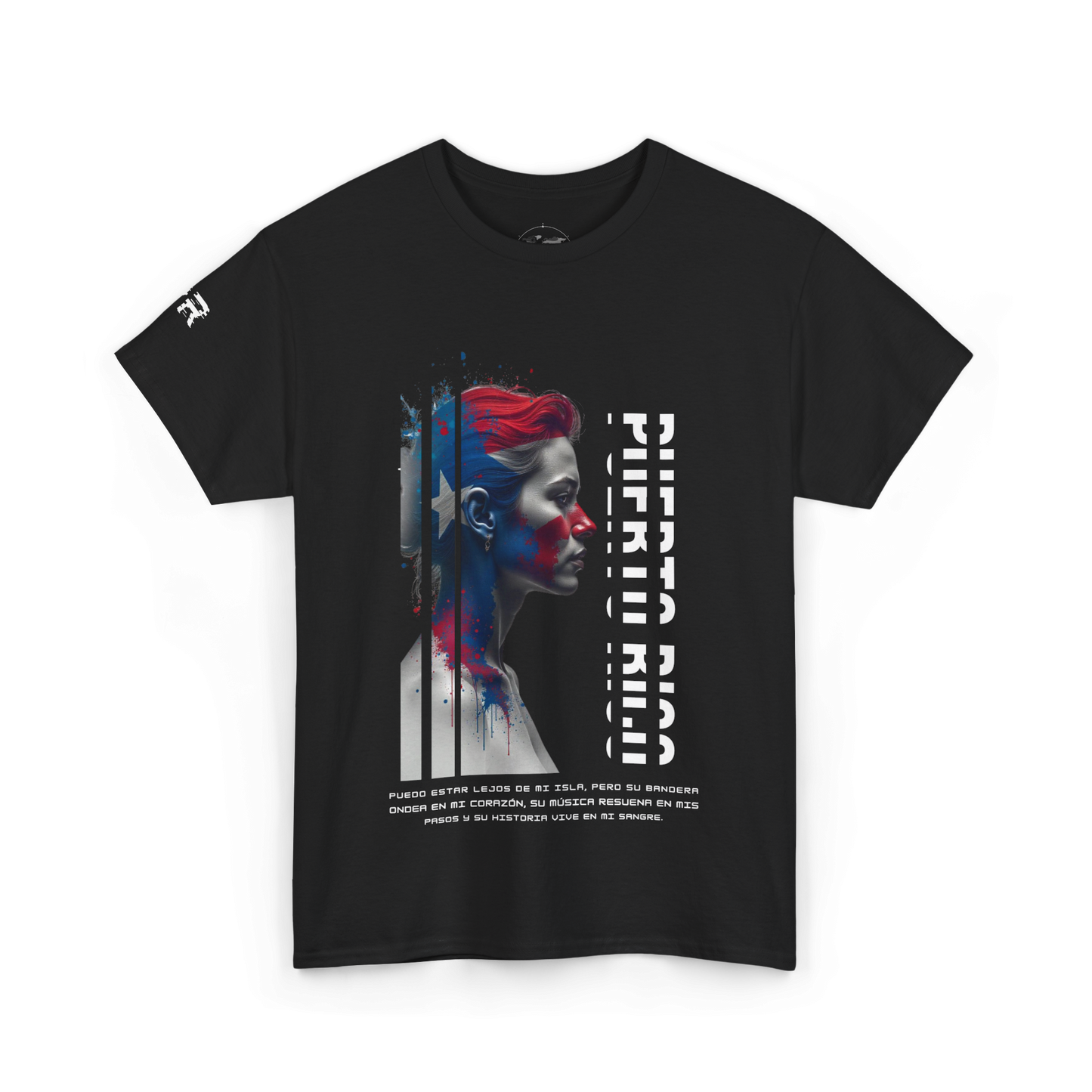 Camiseta Su bandera en mi corazón - Unisex Puerto Rico
