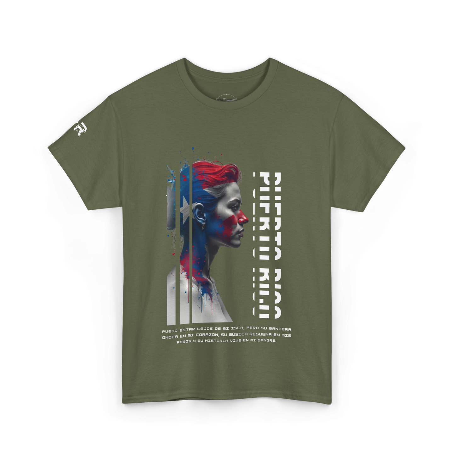 Camiseta Su bandera en mi corazón - Unisex Puerto Rico