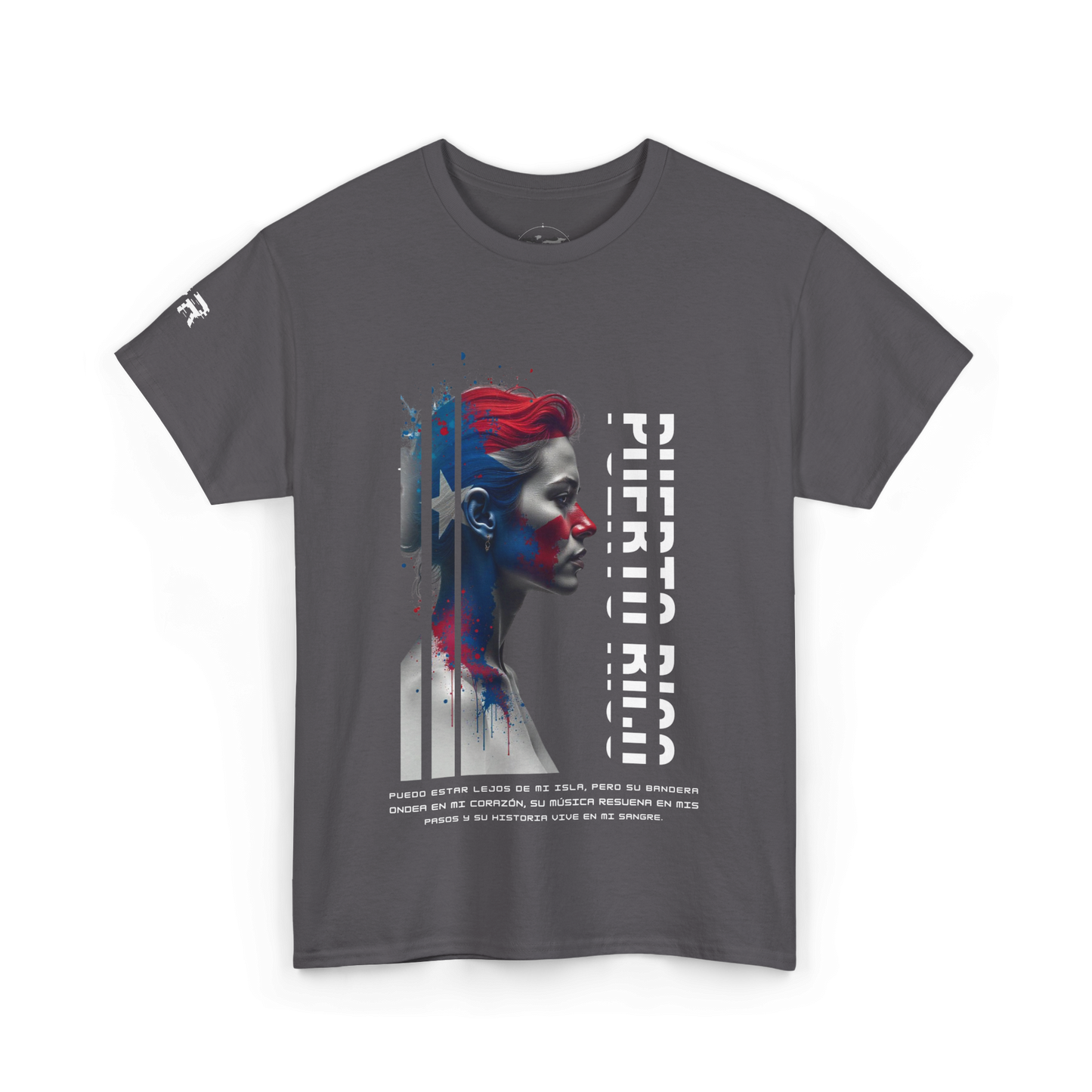 Camiseta Su bandera en mi corazón - Unisex Puerto Rico