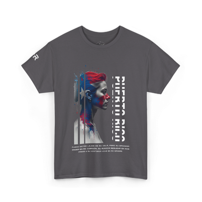 Camiseta Su bandera en mi corazón - Unisex Puerto Rico