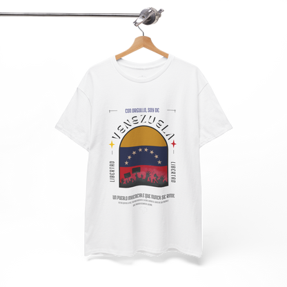 Camiseta unisex - Venezuela invencible - Almas sin fronteras