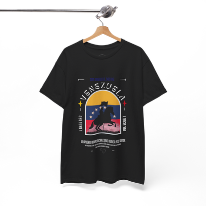 Camiseta unisex - Venezuela invencible - Almas sin fronteras