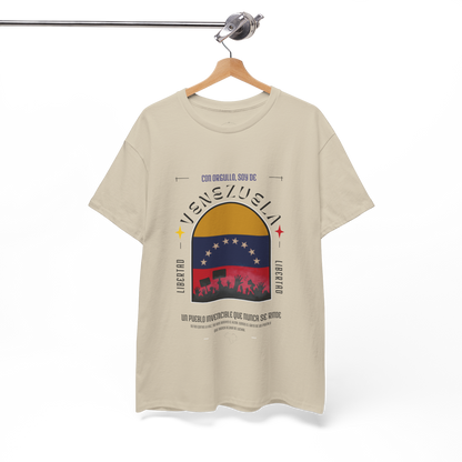 Camiseta unisex - Venezuela invencible - Almas sin fronteras