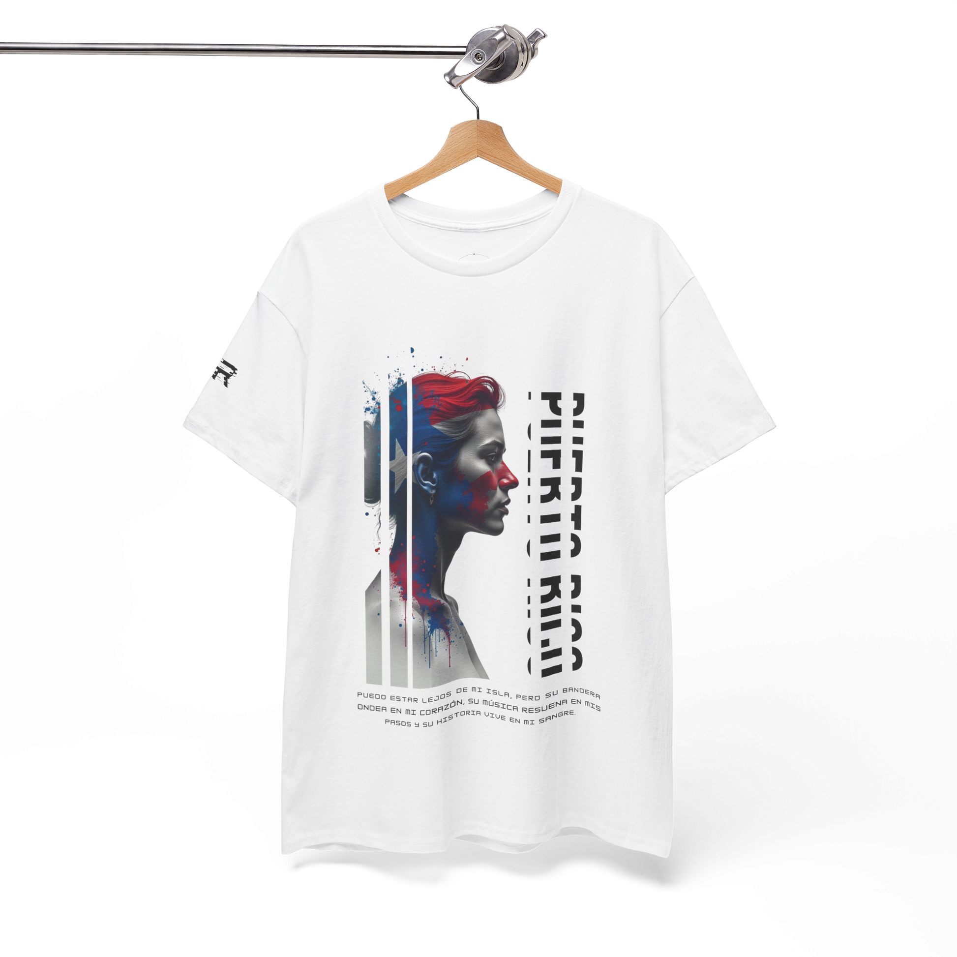 Camiseta Su bandera en mi corazón - Unisex Puerto Rico