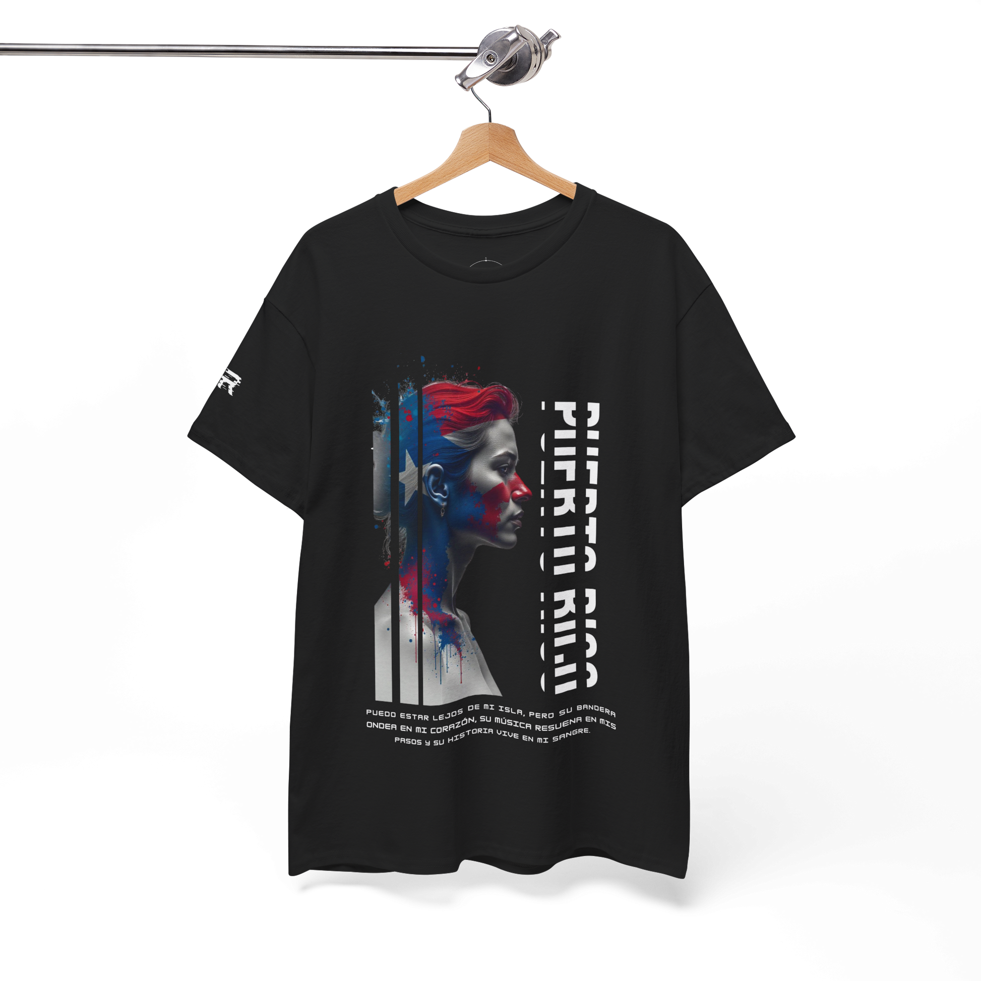 Camiseta Su bandera en mi corazón - Unisex Puerto Rico