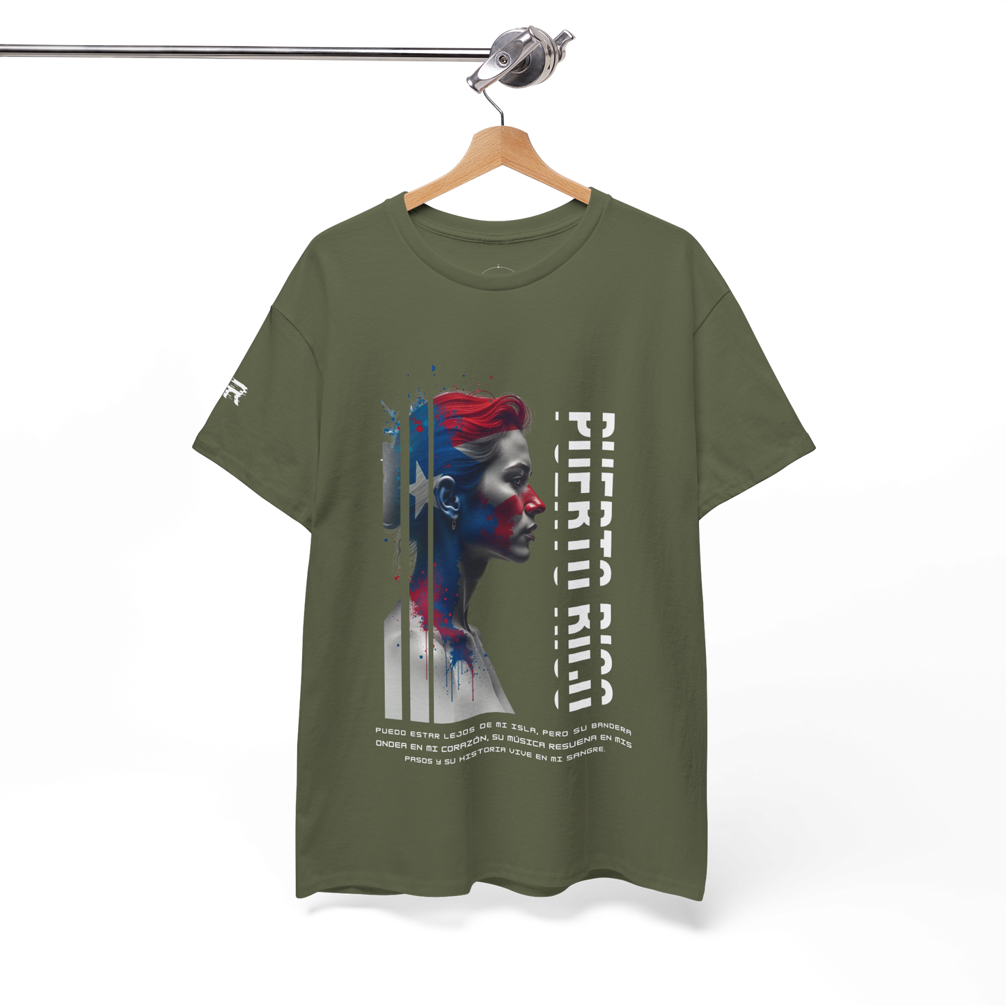 Camiseta Su bandera en mi corazón - Unisex Puerto Rico