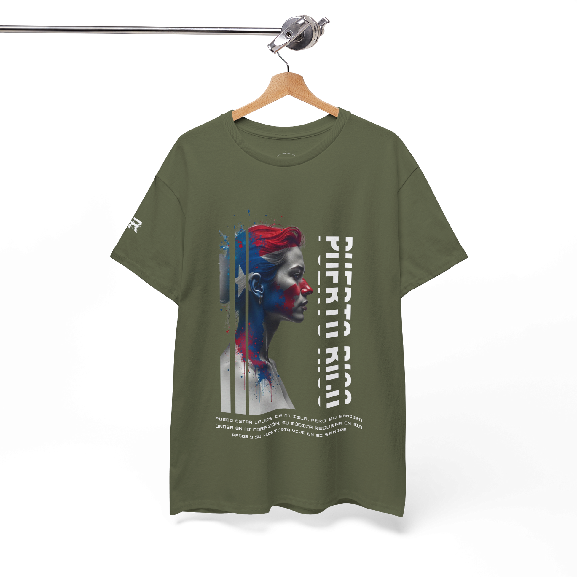 Camiseta Su bandera en mi corazón - Unisex Puerto Rico