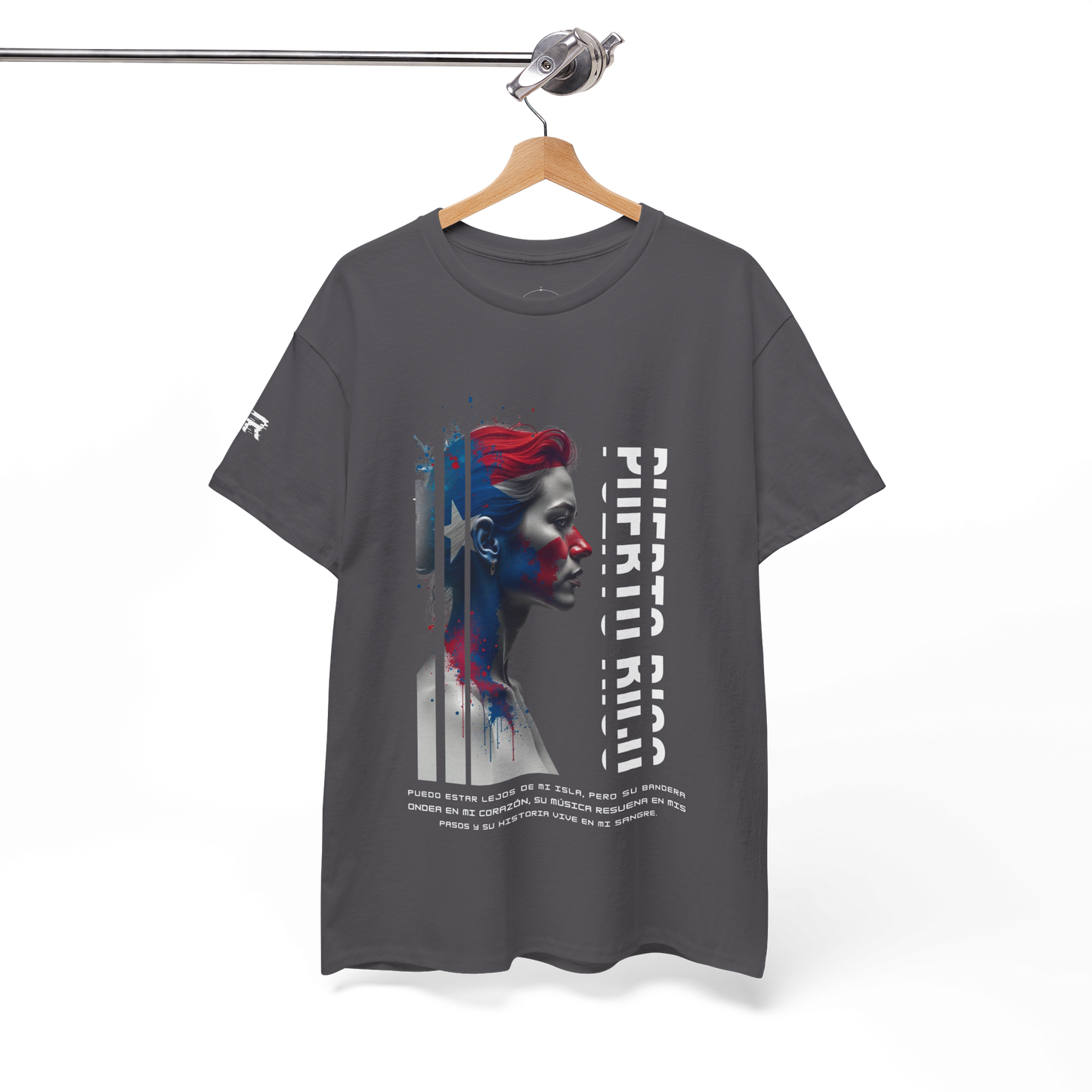 Camiseta Su bandera en mi corazón - Unisex Puerto Rico