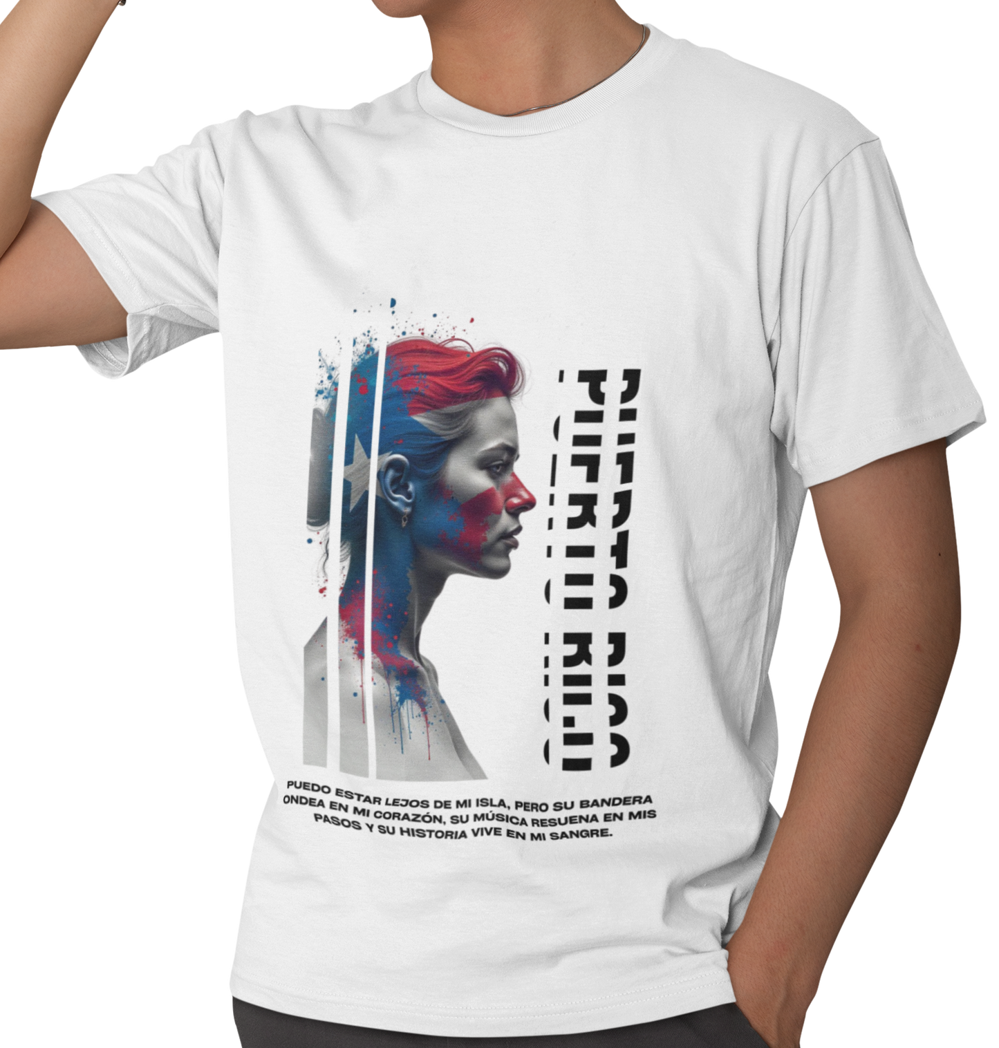 Camiseta Su bandera en mi corazón - Unisex Puerto Rico