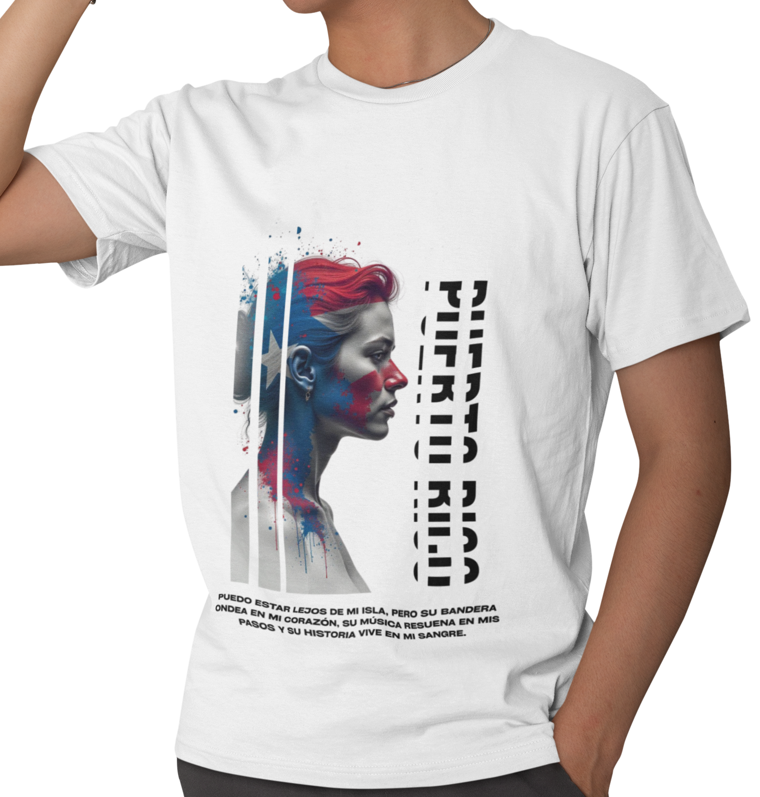 Camiseta Su bandera en mi corazón - Unisex Puerto Rico