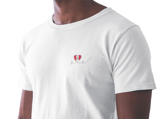 Camiseta unisex - Corazón peruano