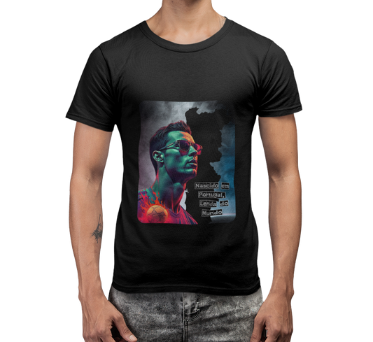Camiseta unisex Portugal – Lenda do mundo