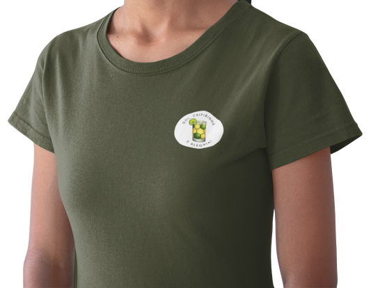 Camiseta unisex Brasil – Gol, caipirinha e alegria