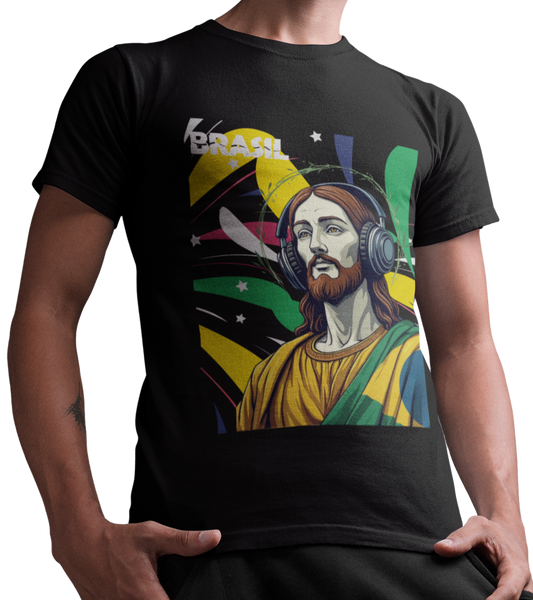 Camiseta unisex Brasil – Cristo en ritmo