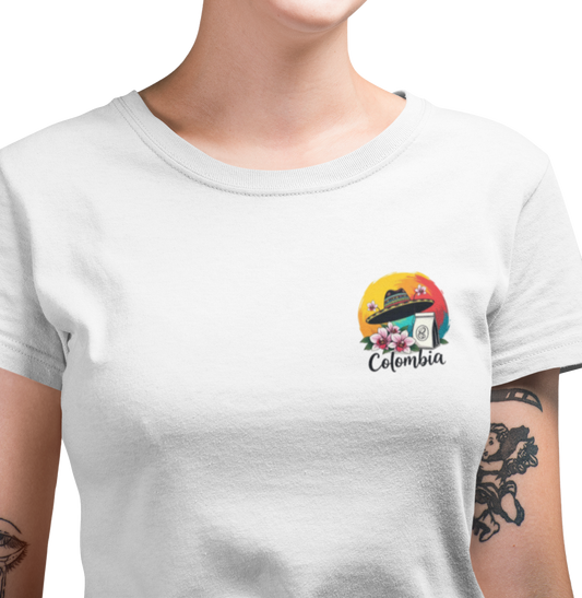 Camiseta unisex minimalista - Colombia en esencia